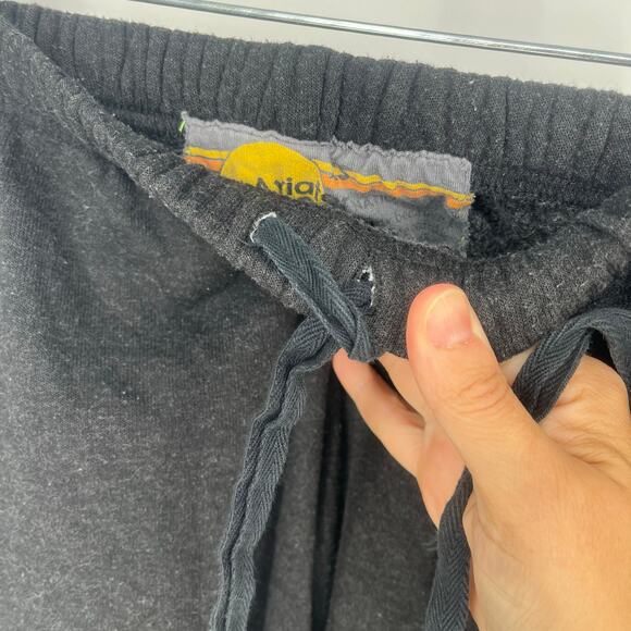 Aviator Nation 5 Stripe Sweatpant Charcoal Size XS Unisex - Picture 4 of 10